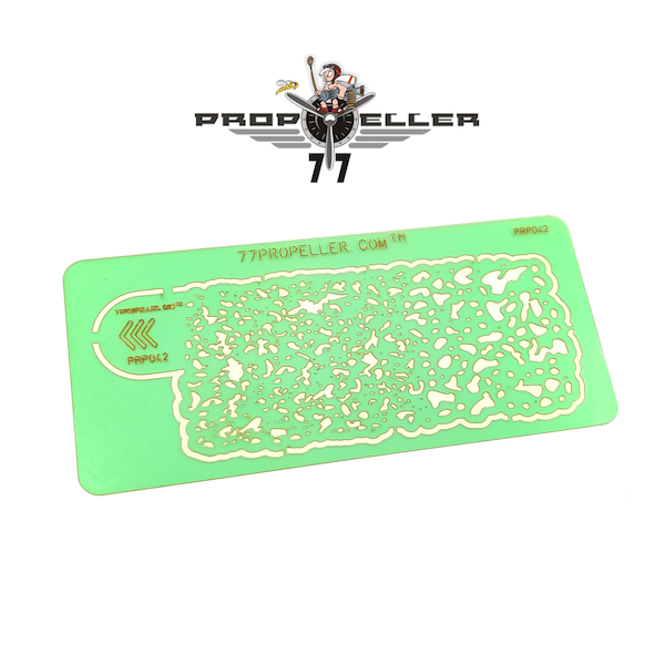 Airbrush template – Airbrush stencils for spraying fine details prp042