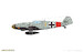 Messerschmitt BF109G-6  Wilde Sau Camouflage stencils for Gerhard Pilz' 1/JG300 (Eduard)  prp051