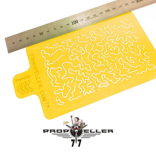 Luftwaffe WWII Camo Shingles Spray Masking Airbrush Stencils No.3  prp055