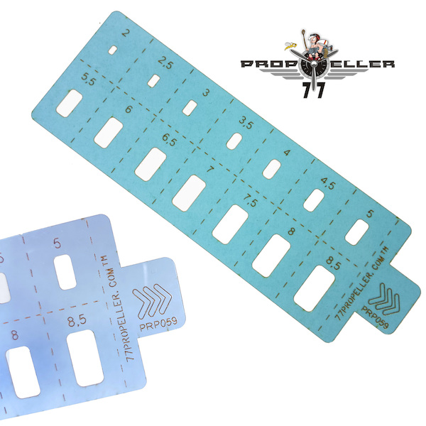 Scribing and Spray Masking Airbrush Stencil No.7 prp059