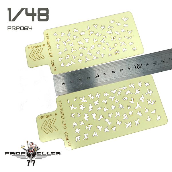 Italian Aircraft camouflage Airbrush Template  A  prp064