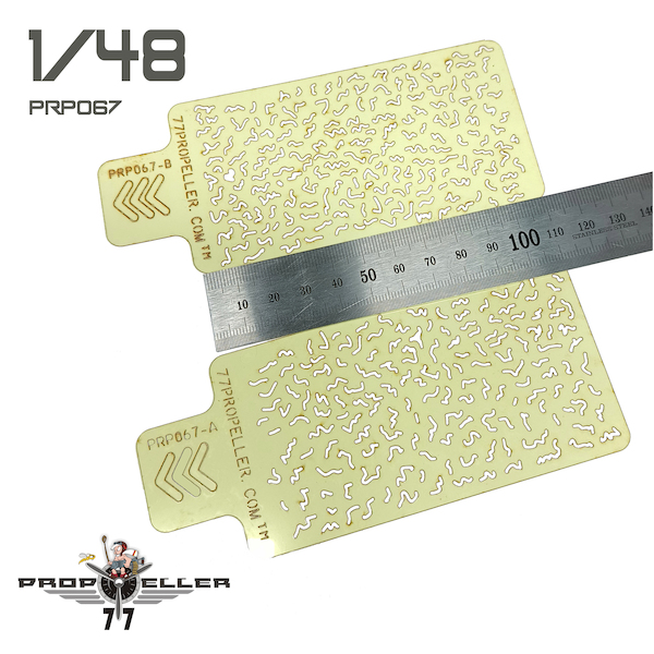 Italian Aircraft camouflage Airbrush Template D prp067