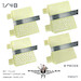 Set Italian Aircraft camouflage Airbrush Templates (8x) prp077