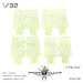 Set Italian Aircraft camouflage Airbrush Templates (8x) prp078