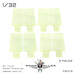 Set Italian Aircraft camouflage Airbrush Templates (8x) prp078
