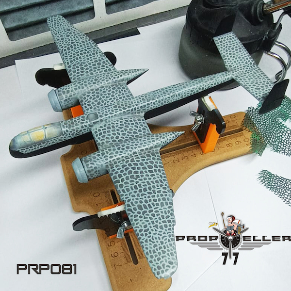 Camouflage Airbrush Templates for Heinkel He219 (Hobby 2000 and Dragon) prp081