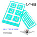 Luftwaffe Balkenkreuze - Late- and Lufwaffe Wing Walkway Stencils prp088