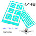Luftwaffe Balkenkreuze - Late-  and Lufwaffe Wing Walkway Stencils prp088