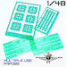 Luftwaffe Balkenkreuze - Late-, Lufwaffe Wing Walkway Stencils and 2x Leqding edge Wavelet template prp089