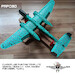 Camouflage Painting Templates for Heinkel He219A-7 WnR 290123 (Tamiya) prp090