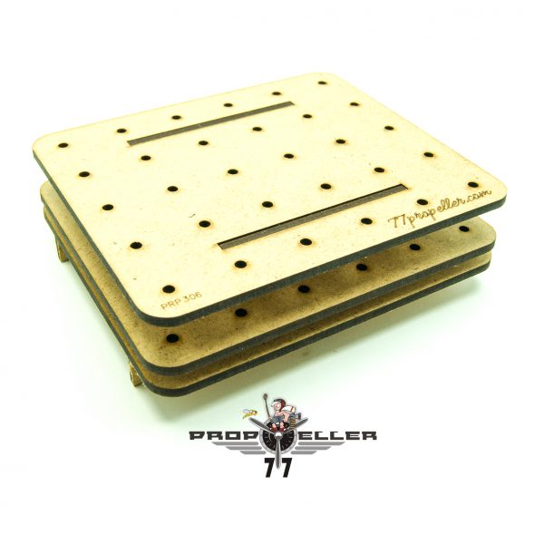 Stand organiser for small parts, capacity 30 slots prp306