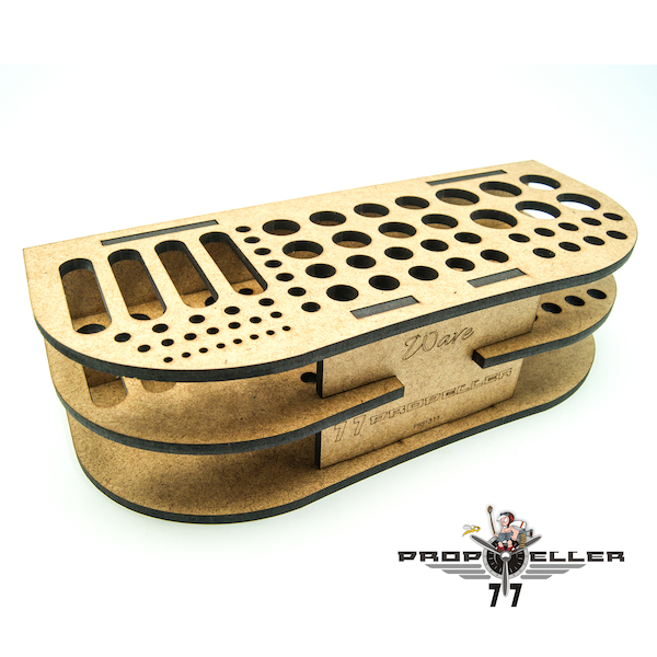Wave Tool Stand organiser with 64 holes prp311