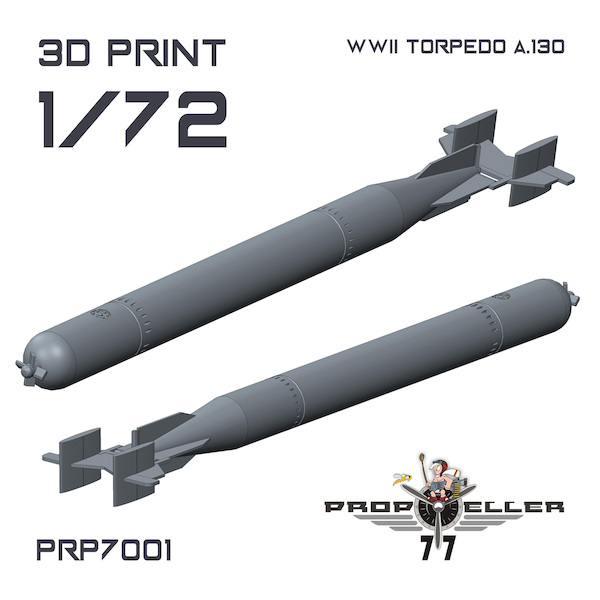 Italian WWII A.130 Torpedo Variant 1 PRP7001