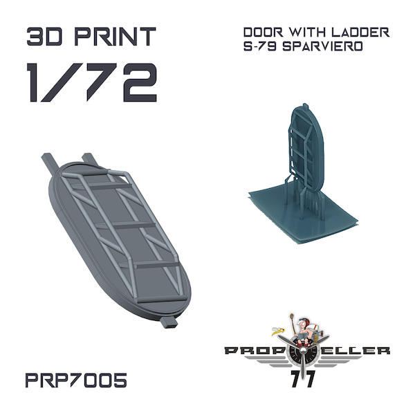 Door with ladder Savoia Marchetti S79 Sparviero (Italeri)  PRP7005