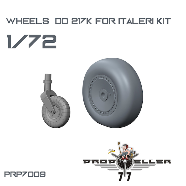 Wheels for Dornier Do217K (Italeri)  PRP7009