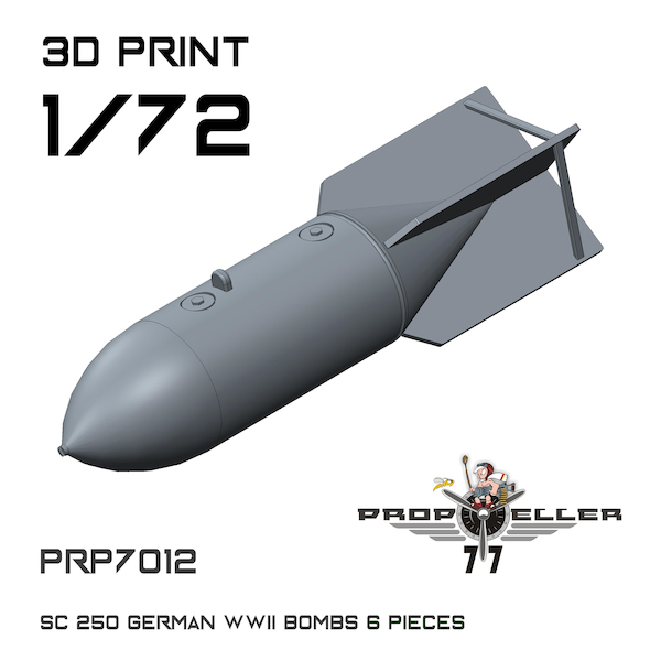 SC250 German Bombs (6x) PRP7012