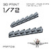 Exhausts for Arado AR240  Variant 1 - 6 stack  (Revell) PRP7018