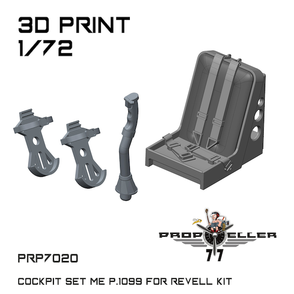 Cockpit set Messerschmitt P.1099 (Revell)  PRP7020