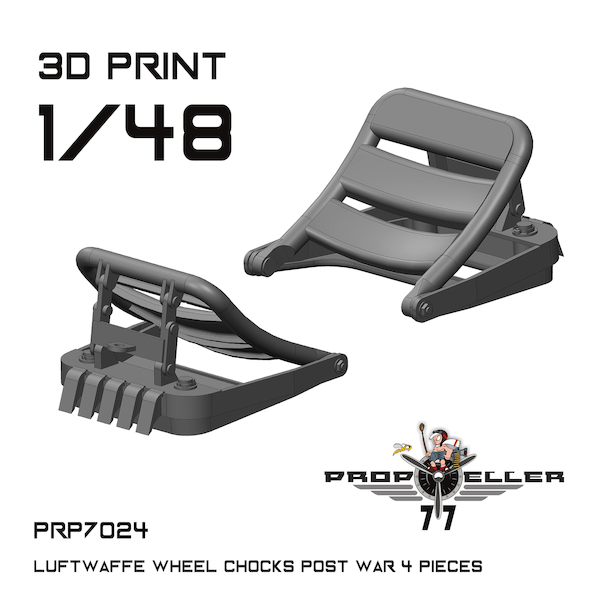 Luftwaffe Wheel Chocks Post war (4x)  prp7024