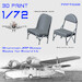Grumman JRF Goose Seats set (Sword) (8 pieces) PRP7038