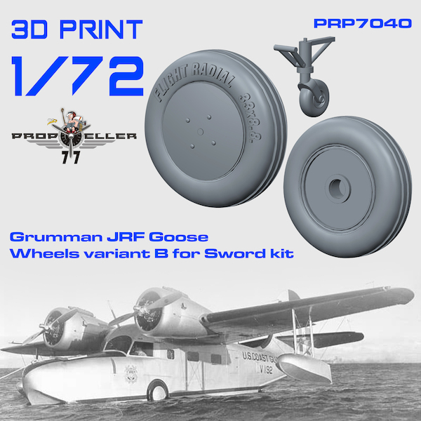 Grumman JRF Goose Wheel set B Sword) PRP7040
