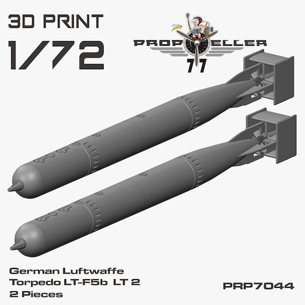 German Luftwaffe Torpedo LT-F5b LT2 (2x) PRP7044