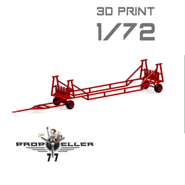 Helicopter Rotor blade cart for Mil Mi8/Mi17/Mi24 prp705
