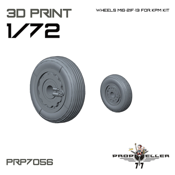 Wheels for MiG21F-13 Fishbed (KPM) PRP7056