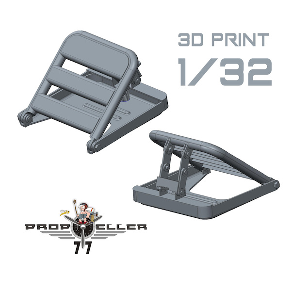 Luftwaffe Wheel Chocks (2x)  prp707