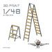 Luftwaffe Workshop wooden Ladders (2x) prp709