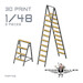 Luftwaffe Workshop wooden Ladders (2x) prp709