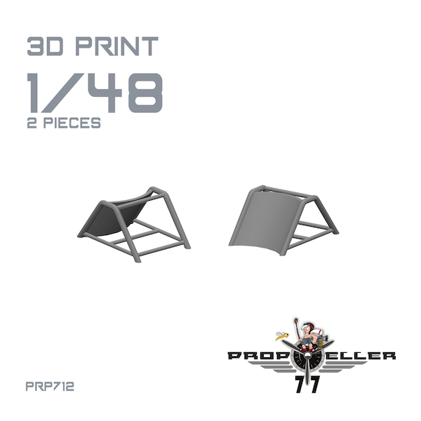 Luftwaffe Wheelchocks for BF110, Ju88 and He111 (2x)  prp712