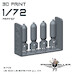 US1000 LB Bombs for A36 Apache and P51B/C Mustang (all kits) (8x) prp757