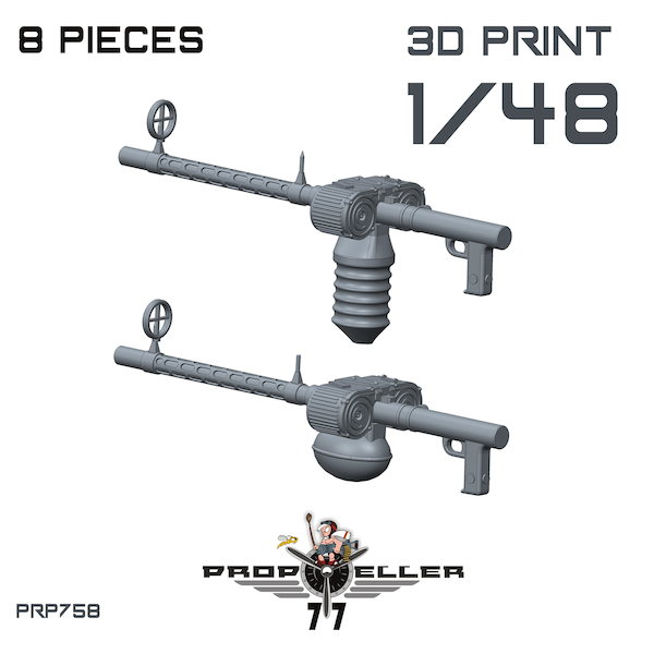 MG15 Machine Gun (8x) prp758