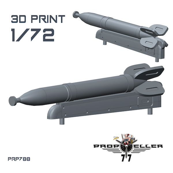 RS132 Soviet WW2 Rockets (4 pieces)  PRP788