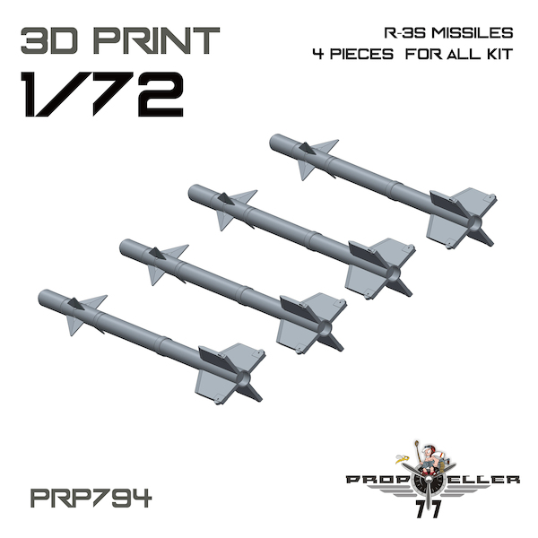 R3S Missiles for all kits (4x) PRP794