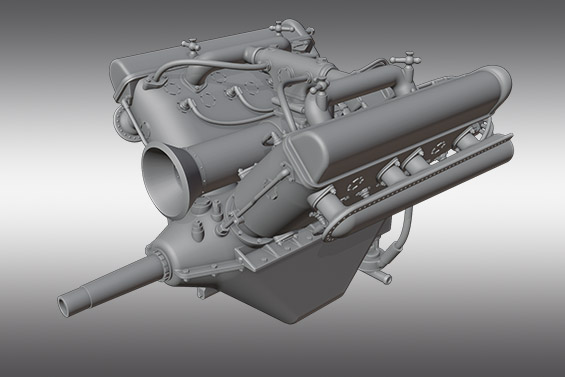 Hispano Suiza 8A Engine PSR48037