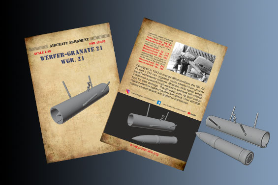 Werfer Granate 21 WGR21 (2x) for FW190  PSR72035