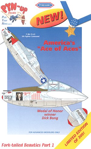 Fork tailed beauties part 1: America`s "ace of Aces" Dick Bongs P38 PYND32001