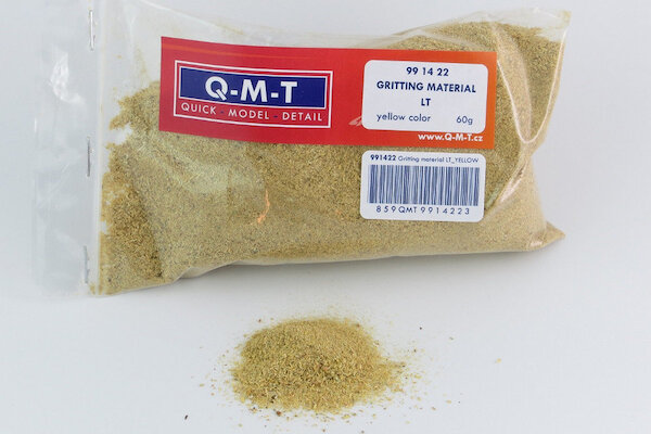 Gritting material 60g Packet yellow sand color QMT-991422