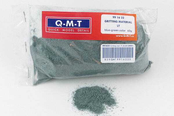 Gritting material 60g Packet blue green color  QMT-991622
