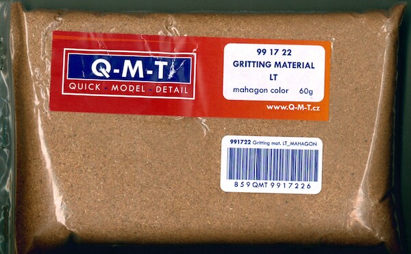Gritting material 60g Packet light Mahogany color QMT-991722