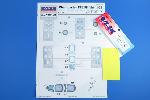 Masking set for F4 Phantoms (Fujimi, Italeri)  QMT-M72002