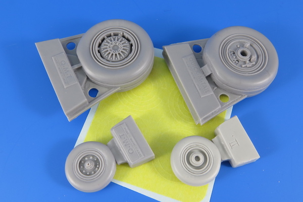 LATE Weighted Wheels for F4E/F/G, RF4C/E Phantom (Revell)  QMT-R32004M