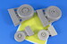 LATE Weighted Wheels for F4E/F/G, RF4C/E Phantom (Revell) QMT-R32004M