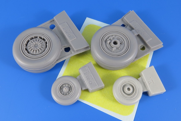 LATE Non Weighted Wheels for F4E/F/G, RF4C/E Phantom (Revell) QMT-R32005M