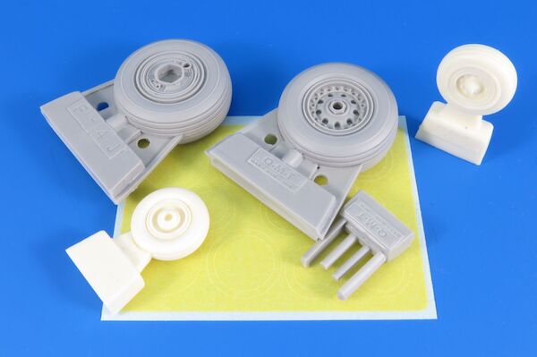 EARLY Weighted Wheels for F4J Phantom (Tamiya)  QMT-R32011m