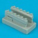 P51D Mustang Exhausts with shroud (Tamiya) QB72031