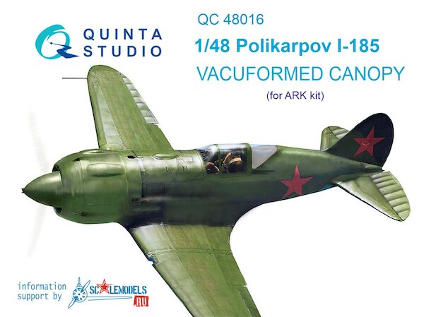 Canopy Polikarpov I-185 for ARK kit  QC48016
