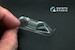 Canopy Lavochkin La5 (late production) for Zvezda 2x QC48005D